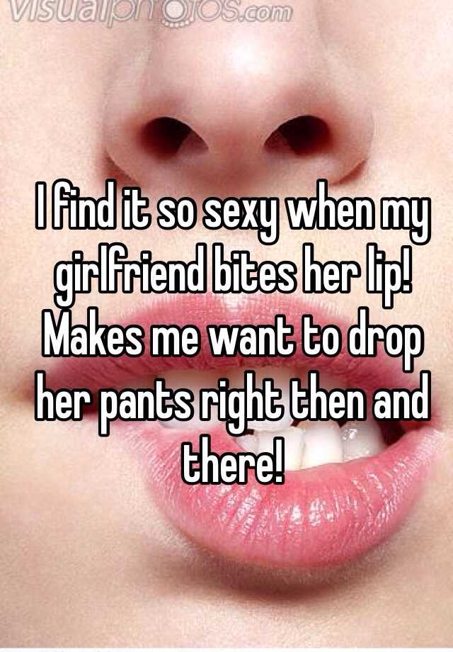 Biting Her Lip So Sexy